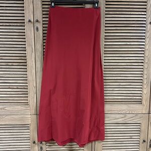 Vintage Theory Cranberry Red Maxi Skirt Size 6